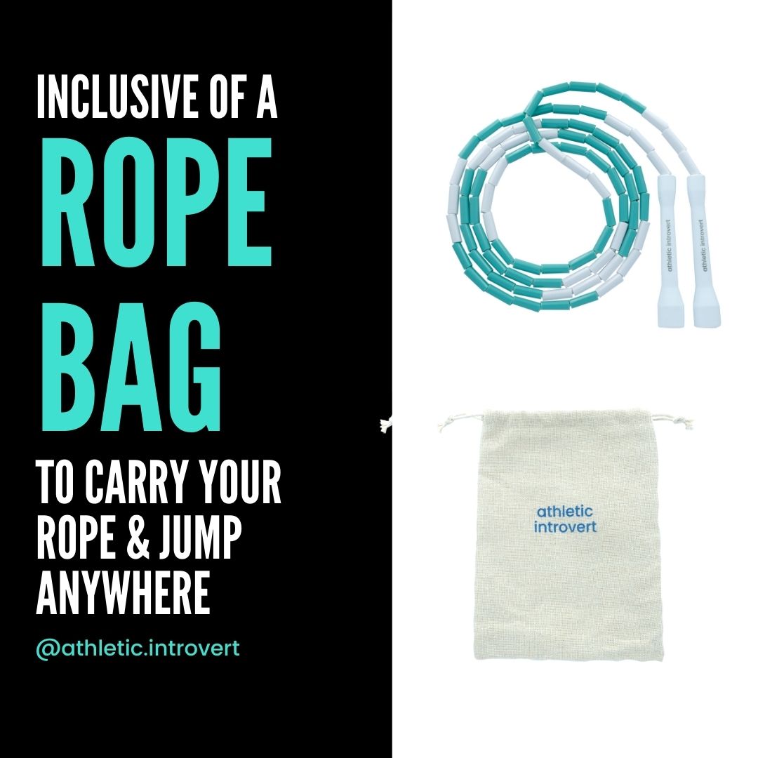 Freestyle Beaded Jump Rope + Rope Bag