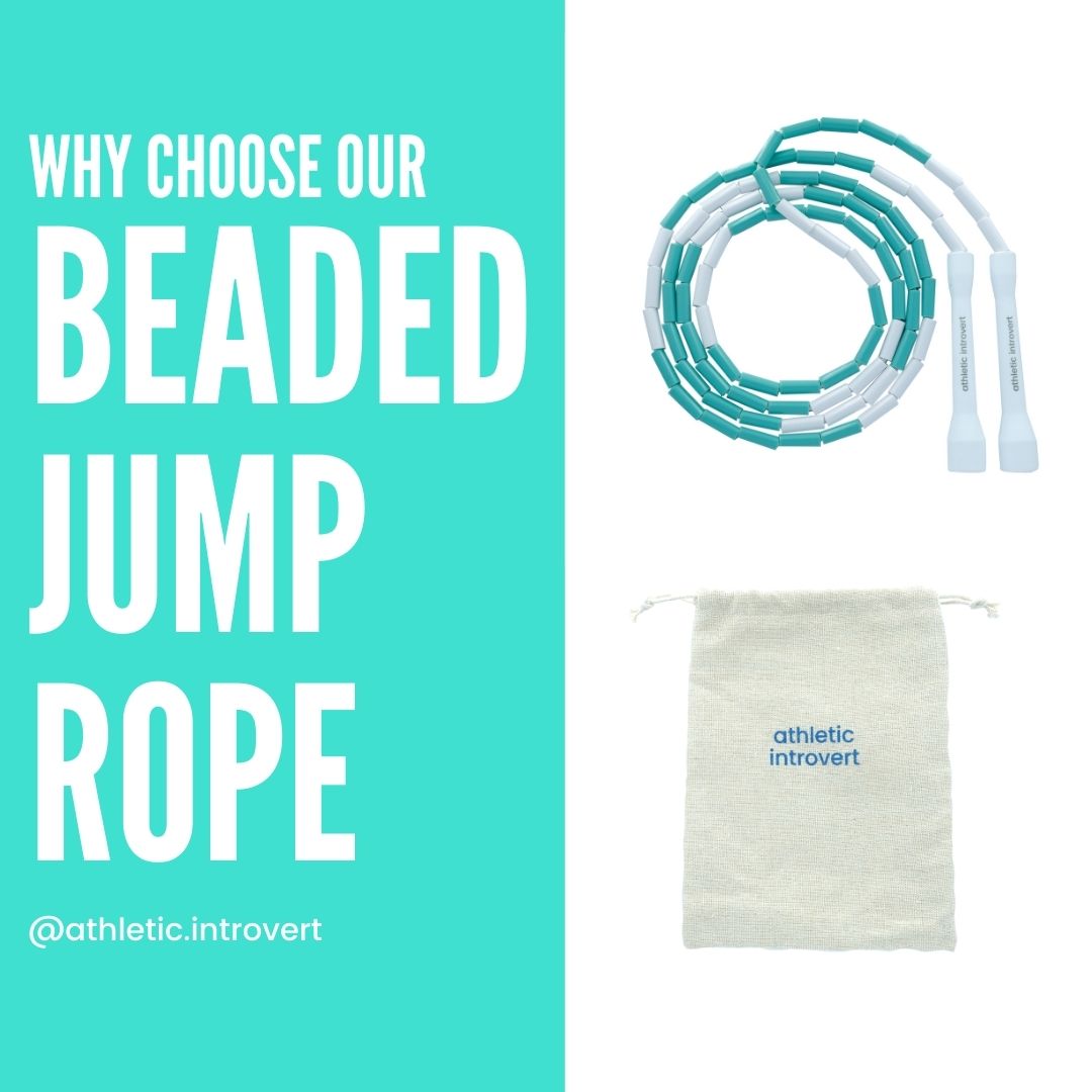 Freestyle Beaded Jump Rope + Rope Bag